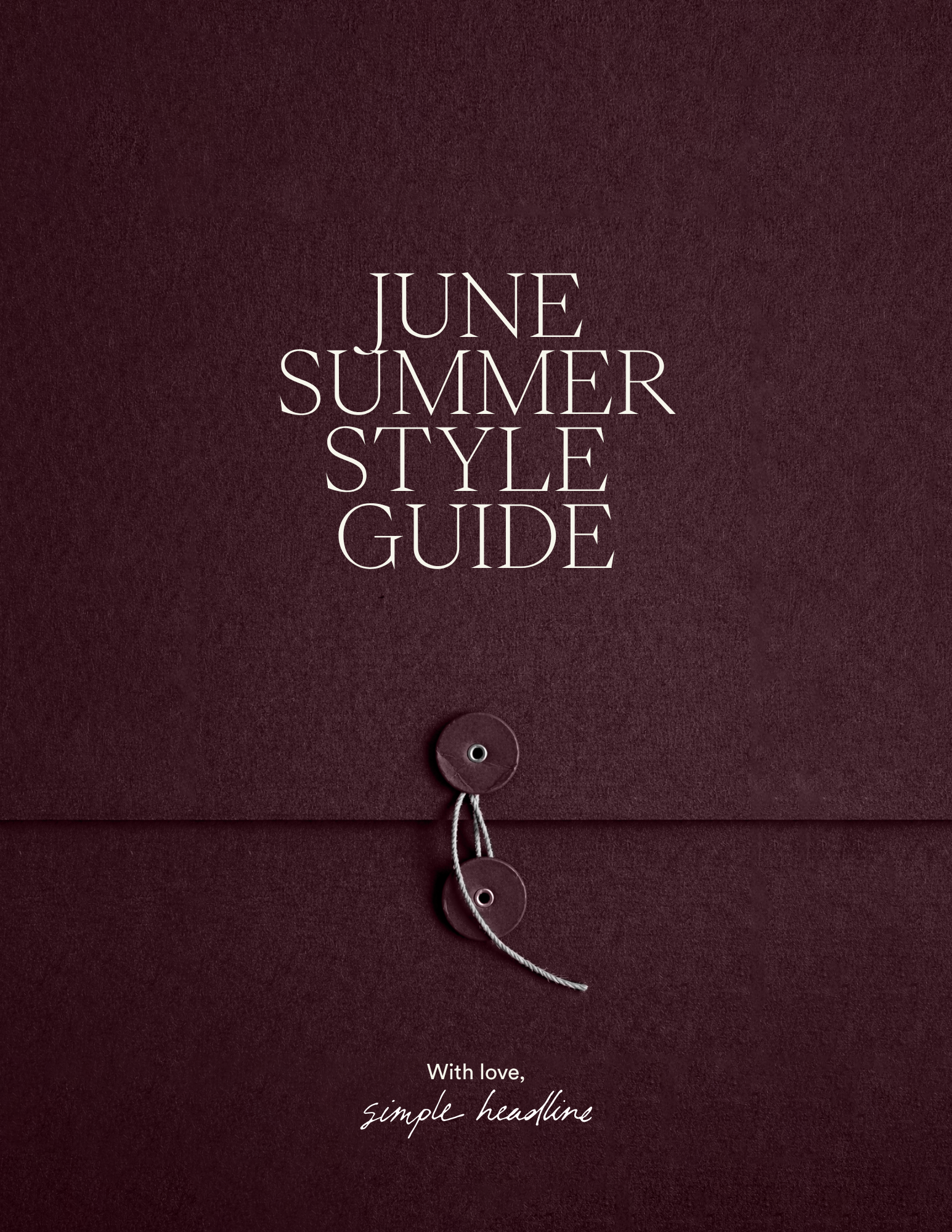 June Summer Style Guide